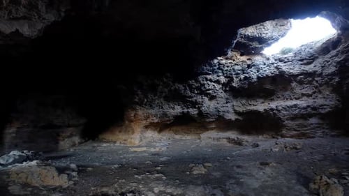 Interior View Of An Ancient Cave 2