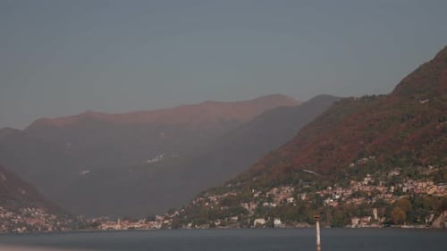 Lake Como in Como, Italy