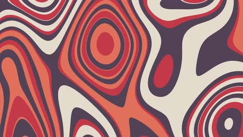 Fluid Wavy Abstract Background Animation Loop
