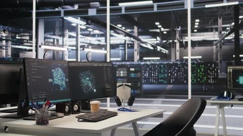 Server Hub PC Screens Tracking Rackmounts Processing Machine Learning Datasets
