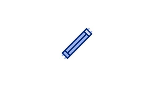 Animiertes Glühbirnensymbol