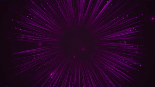 Abstract center neon light shine ray speed radial zoom for technology vj background. Speed of blue