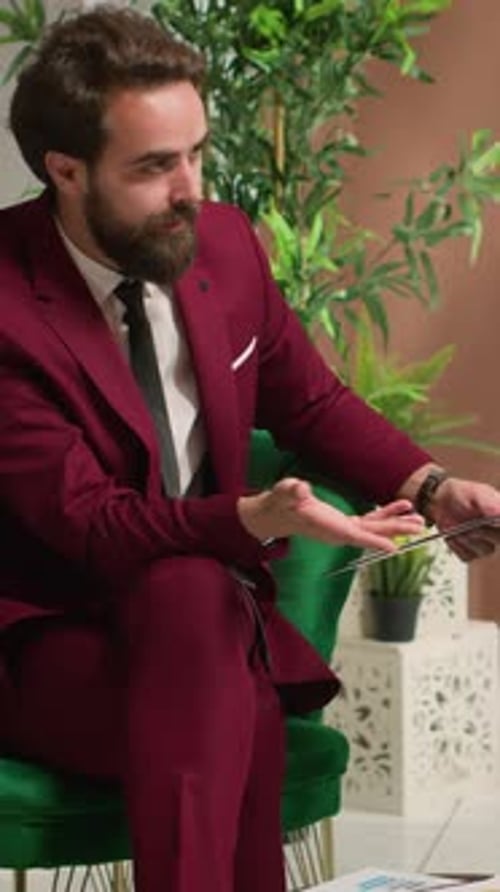 Vertical Video International Associates in Hotel Lobby