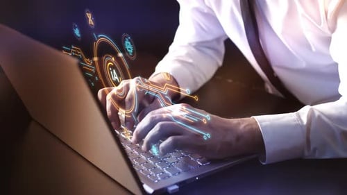 A Programmer Works With Artificial Intelligence