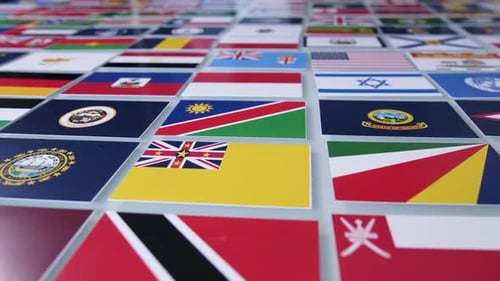Flags of the World Dolly Shot