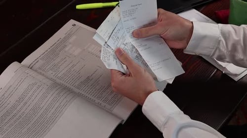 Sorting Through Receipts to Identify Possible Tax Deductions