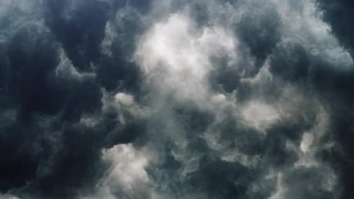 Ominous Storm Clouds Churning in the Sky