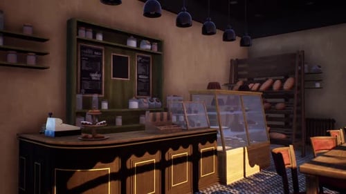 Tienda de panadería 3D