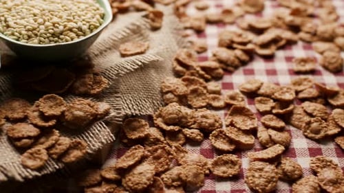 Dried Goods and Cereal Breakfast Composition