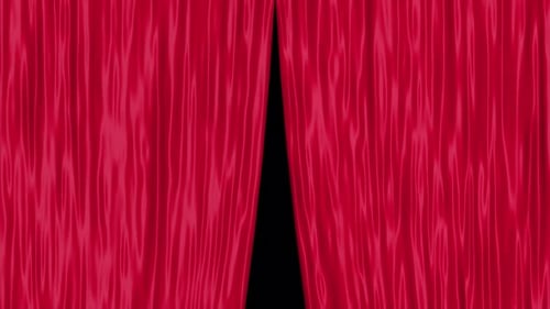 Curtain Screen Alpha Channel Transition Animation