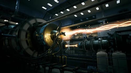 Highenergy Plasma Jet From Engine Model in Manufacturing Research Setting