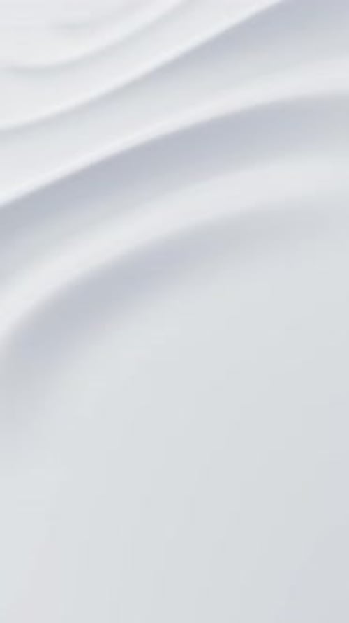 Abstract Reflective Ripples and Milky Liquid Waves Flowing Across a White Satinlike Surface 3D