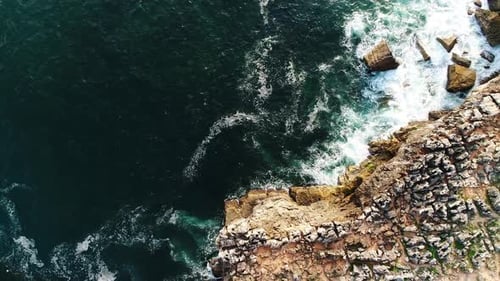 Top View of Stunning Sea Cliff