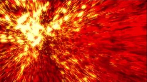 Fire Warp Looped Video : Time Travel
