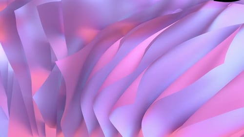 Abstract Fluid Pastel Ribbons Waving Motion Graphic Background