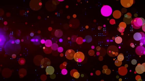 Colorful Abstract Bokeh Lights Background Loop V5