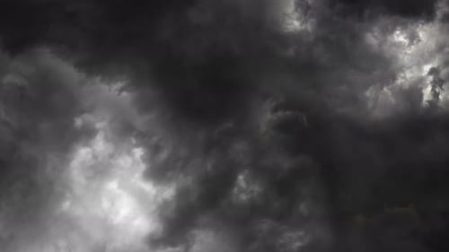 view of dark clouds and storm