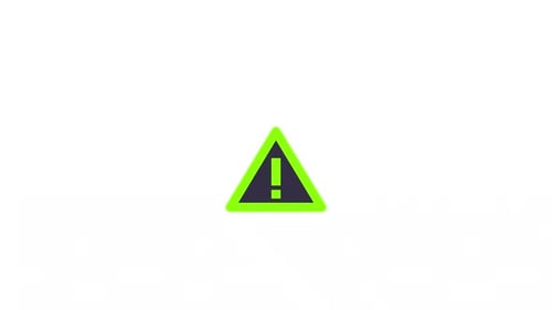 Símbolo de alerta de advertencia