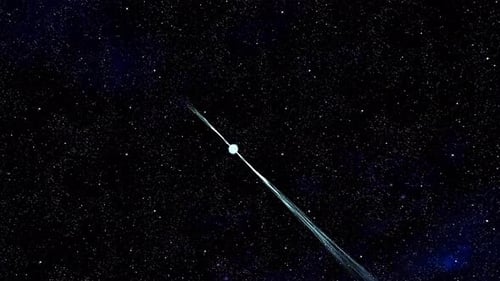 Cosmic Light Streak Orb Reveal Animation