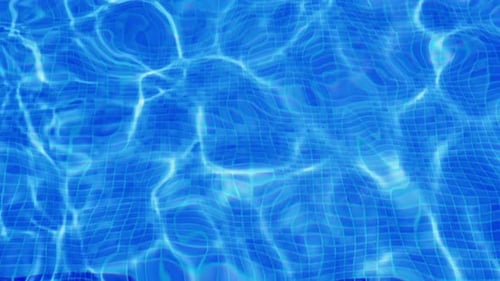 Background Texture of Blue Pool Ripples Abstract