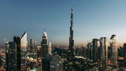 Dubai Timelapse, Burj Khalifa