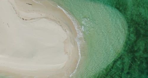 White Sandy Beach in Samal Davao Philippines