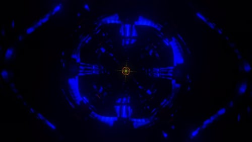 Dynamic Visuals of a Mesmerizing Abstract Neon Multicolor Hypnotic VJ Loop