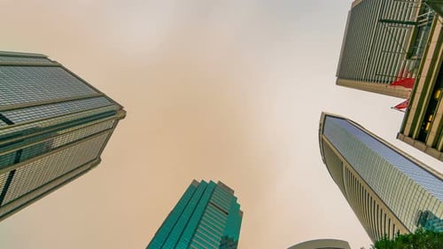 Low Angle Veiw Of Buildings
