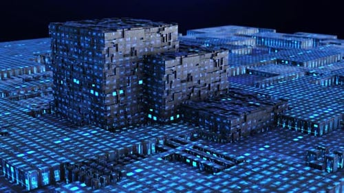 Blockchain Background Technology Block chain Concept