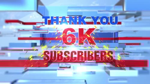 6K Subscribers Celebration String