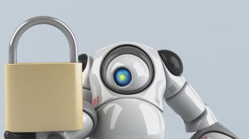 Großer Roboter - 3D-Animation