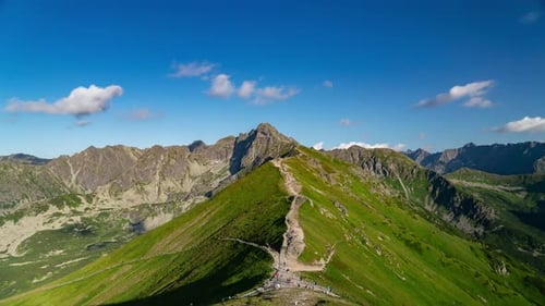 Sentier de montagne Kasper Peak dans les Tatras