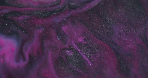 Abstract Swirling Liquid with Glitter