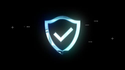 Shield Security Logo Alpha Channel