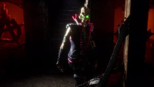 Punk Skeleton VJ Loop