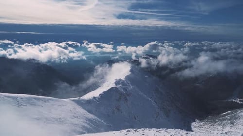 Blue Winter Mountains