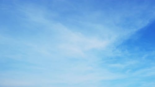 4K sky time lapse, Clear very nice soft blue sky