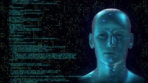 Global Network Robot Hand Point Earth Cyber Space Robotic 3d Earth HUD