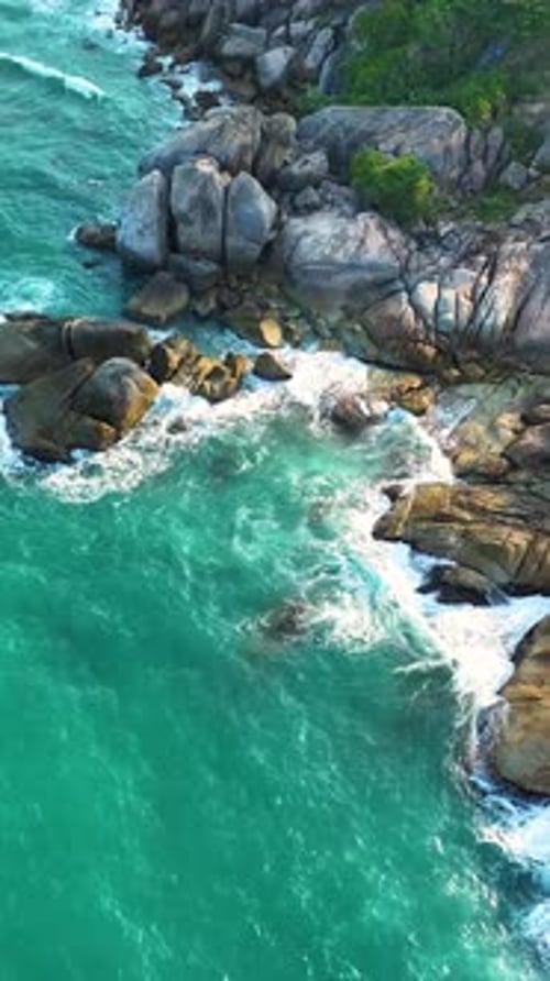 Stunning coastal views. Vertical video