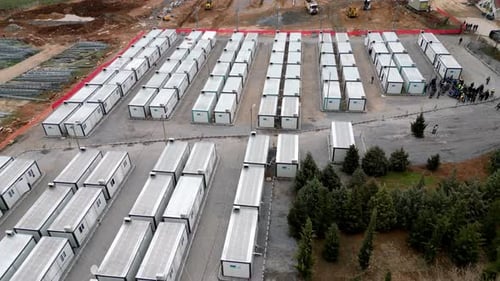 Container für Erdbebenkatastrophen