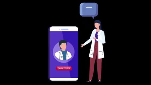 Animated Online Doctor Consultation with Telehealth App