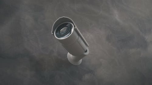 CCTV-Kamera an der Wand des Gebäudes installiert