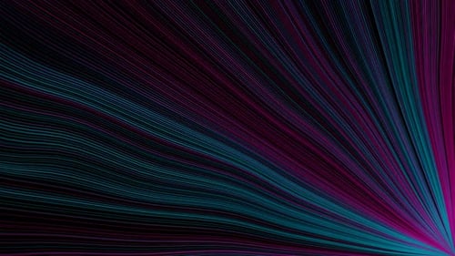 Cyan and Pueple Beam Waves Background Loop Animation in 1080HD