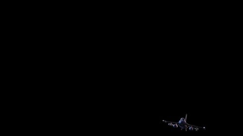 Dynamic character in action pose against dark background