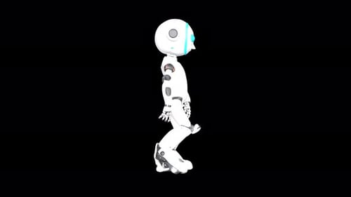 Humanoid Robot Walking Animation