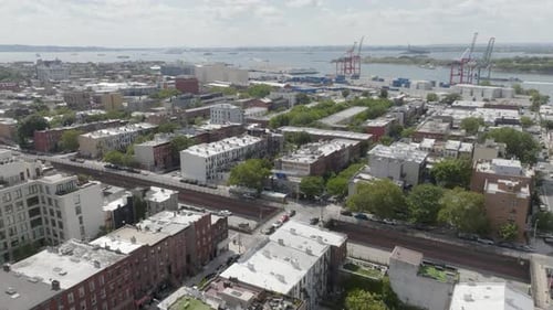 Cobble Hill in Brooklyn as it borders the East River