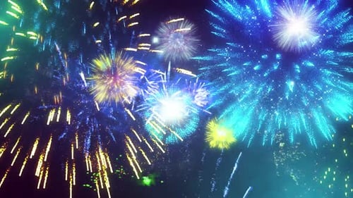 Fire Crakers Background 4K