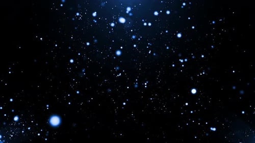 Blue Particles Background Loop
