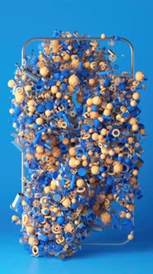 Animation of Geometric Shapes in Motion