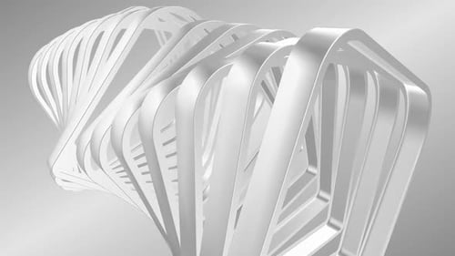 3 D weißer Rundfunkhintergrund
